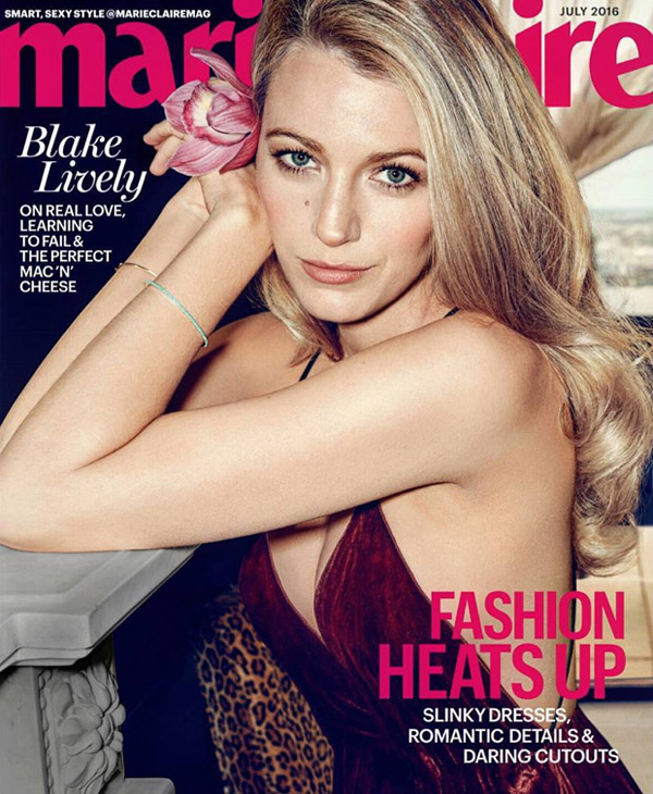 Blake Lively《Marie Claire》美国版2016年7月号