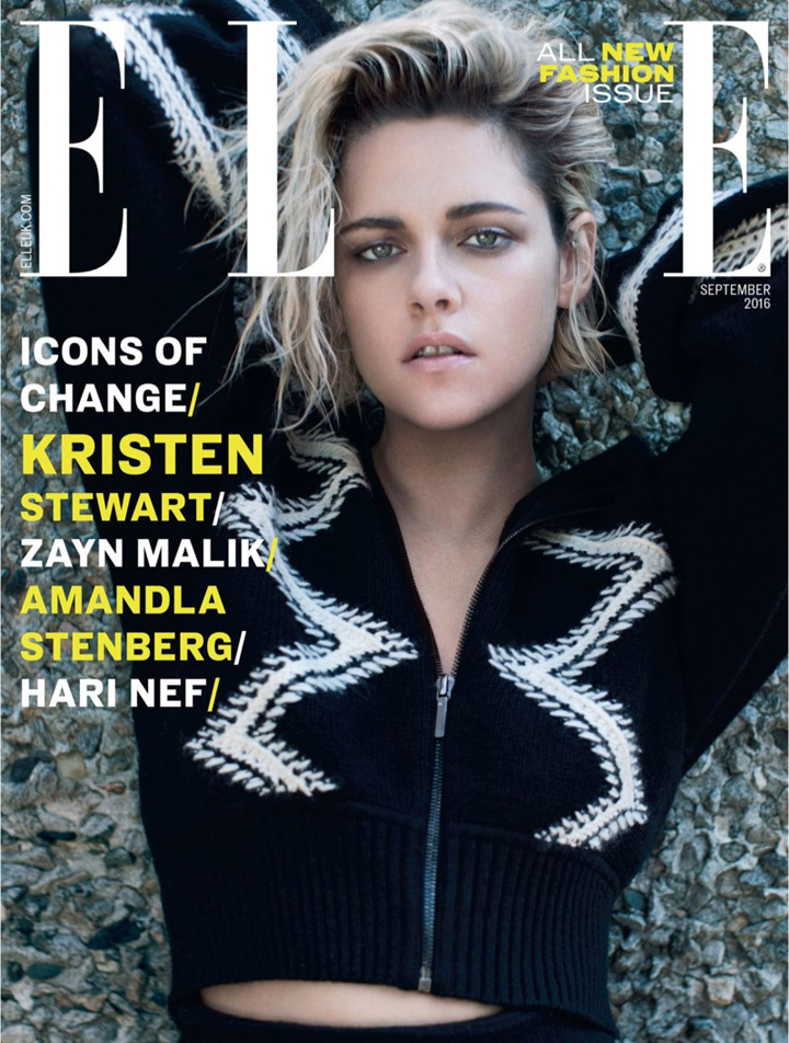 Kristen Stewart《Elle》英国版2016年9月号