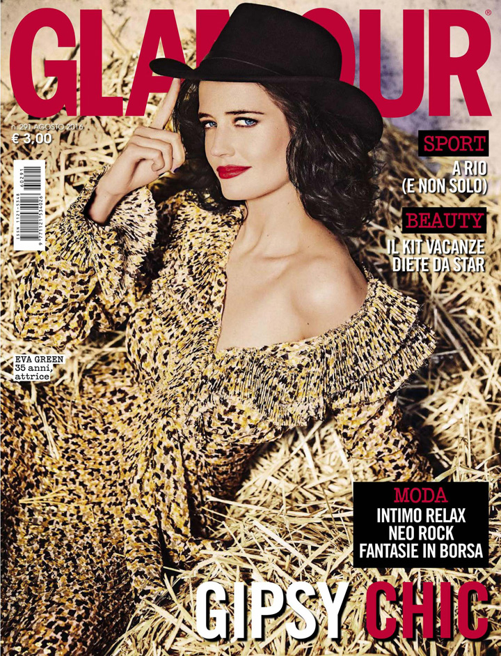 Eva Green《Glamour》意大利版2016年8月号