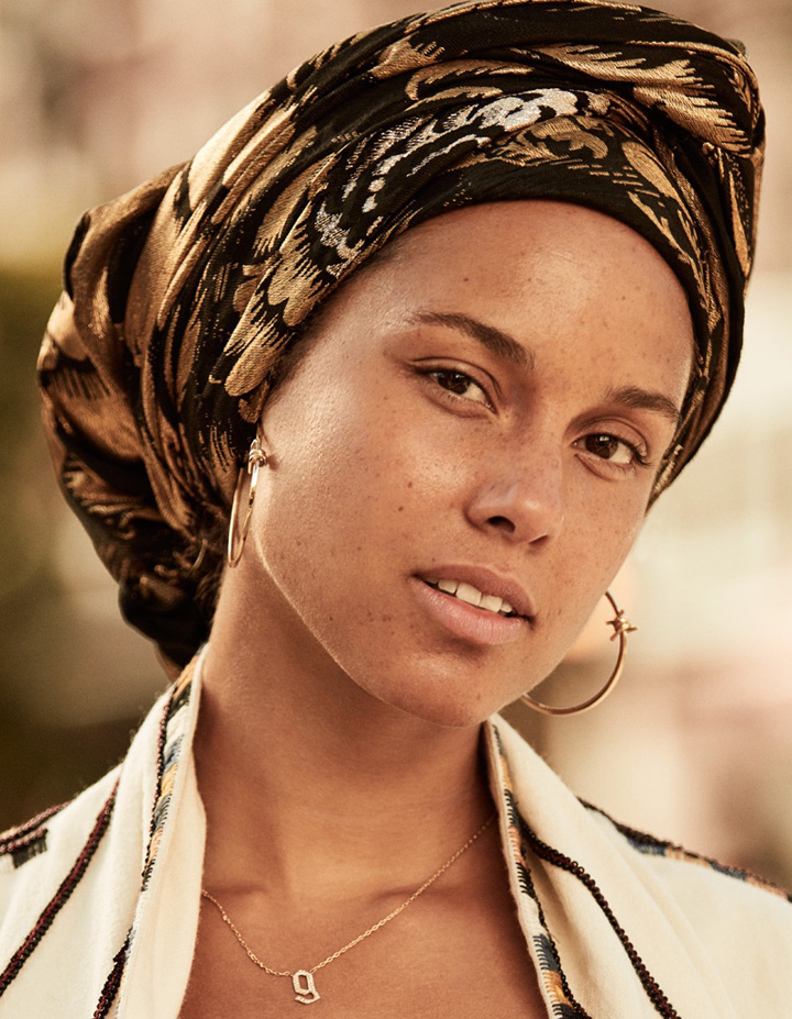 Alicia Keys《Grazia》法国版2016年8月号