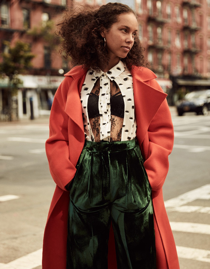 Alicia Keys《Grazia》法国版2016年8月号