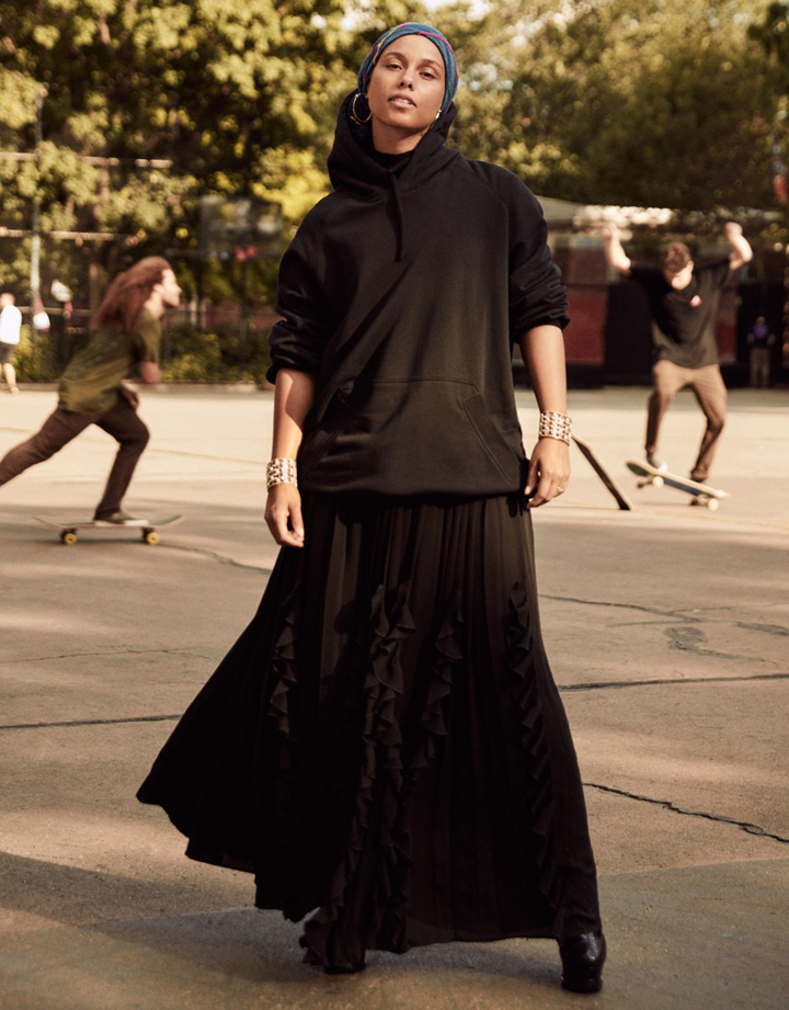 Alicia Keys《Grazia》法国版2016年8月号