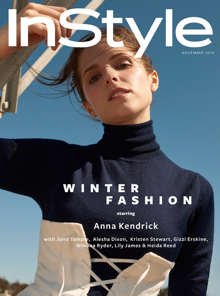 Anna Kendrick《InStyle》英国版2016年11月号