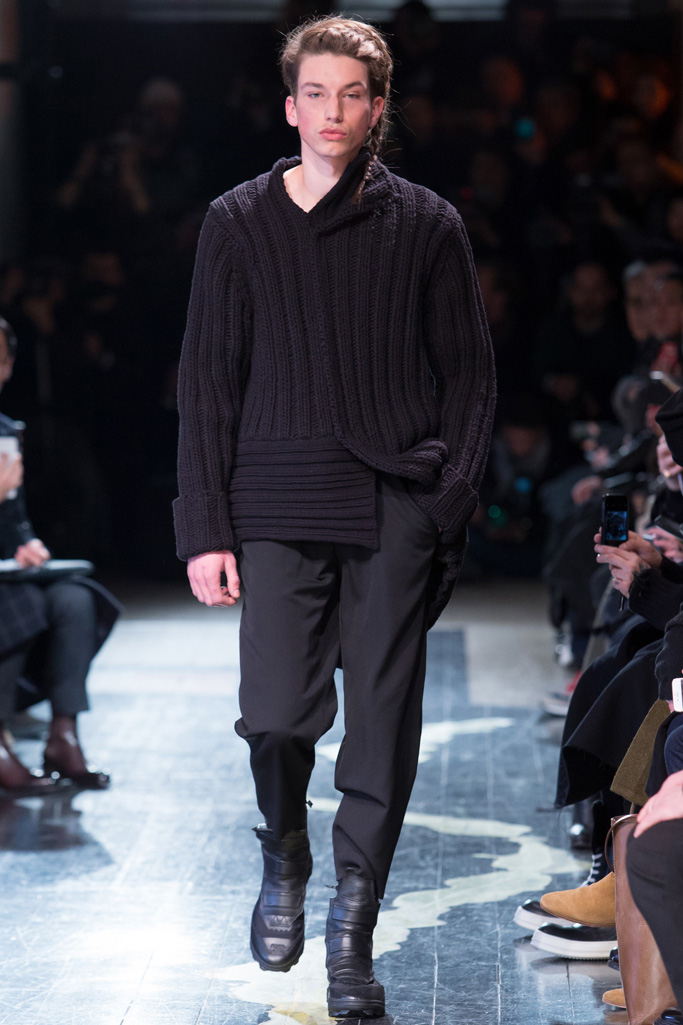 Yohji Yamamoto 2016秋冬男装流行发布