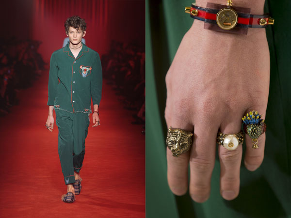 GUCCI 全新时计亮相2016秋冬男士时装秀