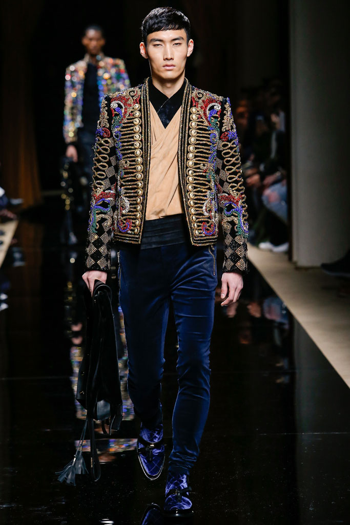 Balmain 2016秋冬男装流行发布