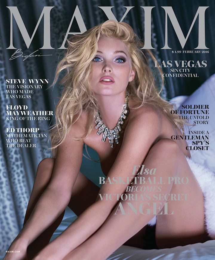 Elsa Hosk《Maxim》杂志2016年2月号