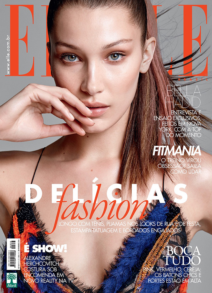 Bella Hadid《Elle》巴西版2016年2月号