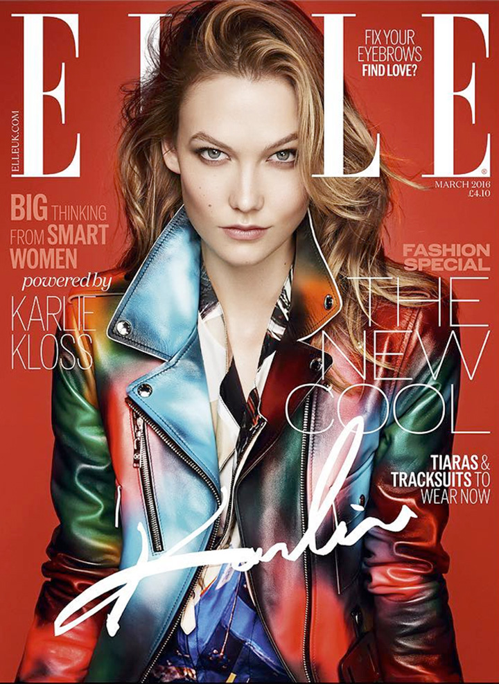 Karlie Kloss《Elle》英国版2016年3月号