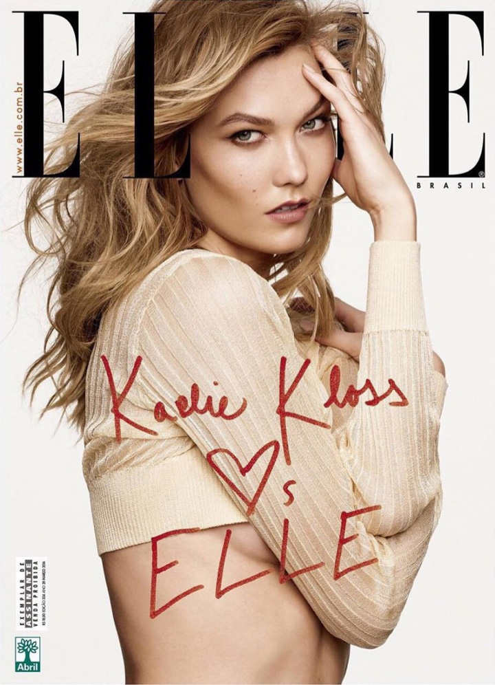 Karlie Kloss《Elle》巴西版2016年3月号