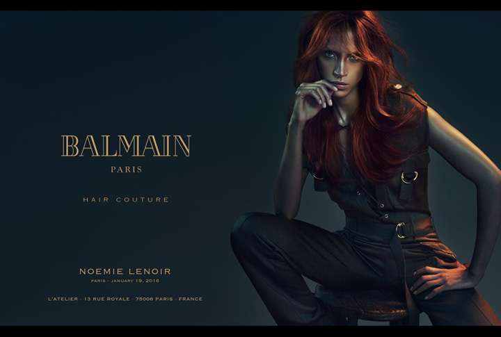 Balmain Hair Couture 2016春夏广告大片