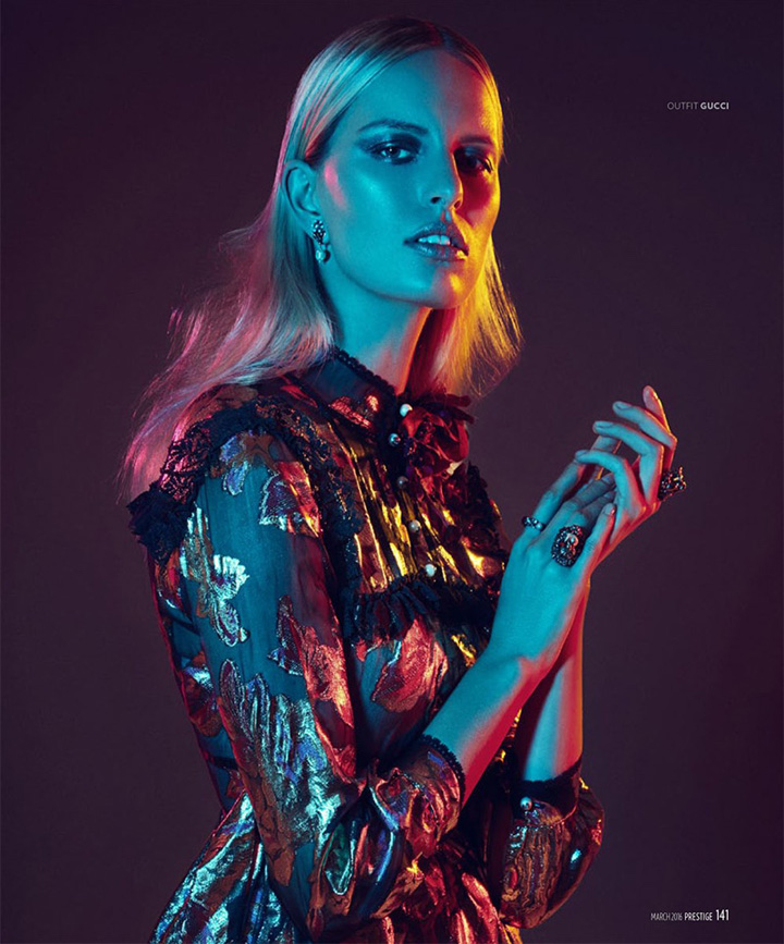 Karolina Kurkova《Prestige》杂志2016年3月号