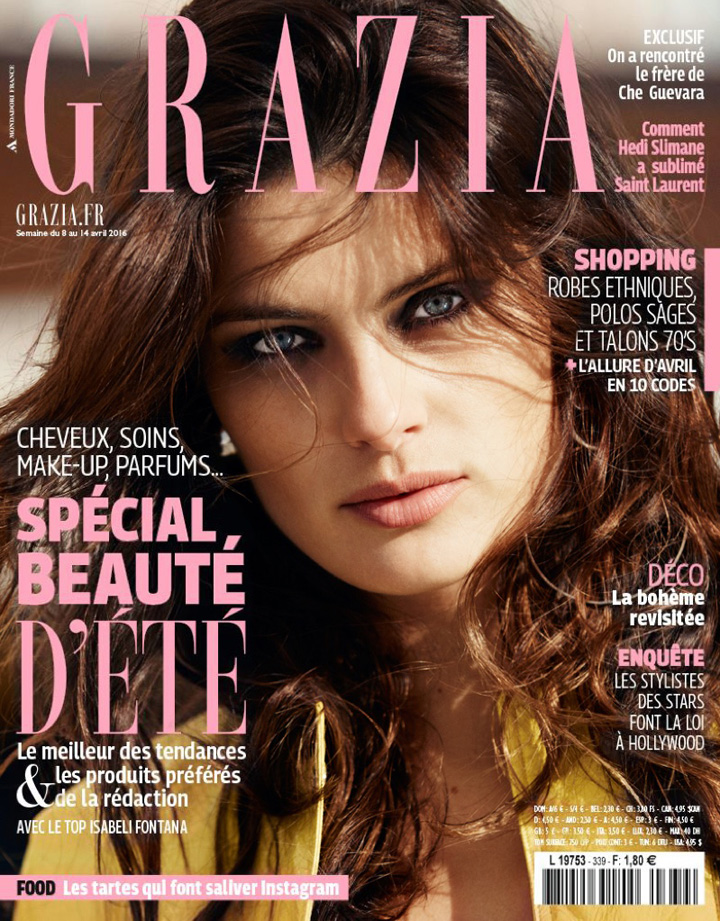 Isabeli Fontana《Grazia》法国版2016年4月号