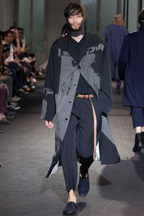 Yohji Yamamoto 2017春夏男装流行发布