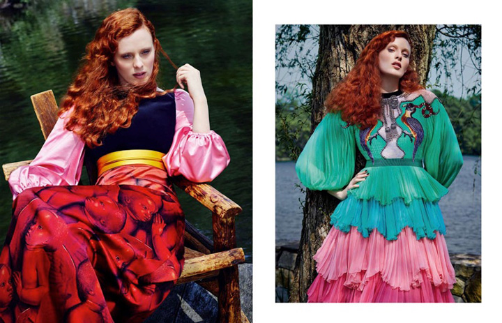 Karen Elson《Harper's Bazaar》俄罗斯版2016年8月号