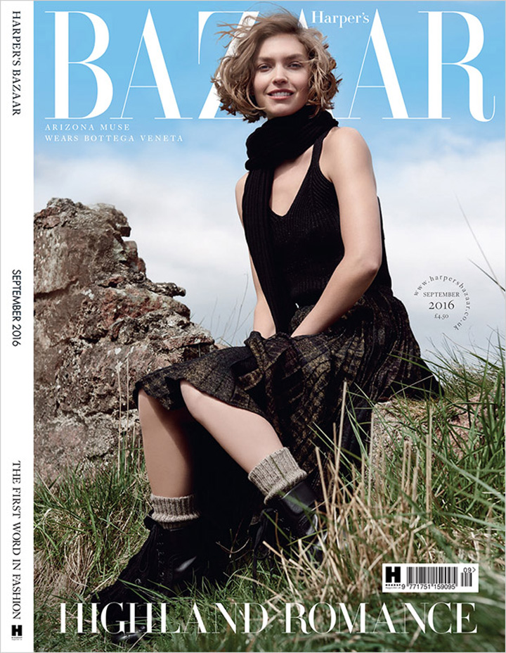 Arizona Muse《Harper's Bazaar》英国版2016年9月号