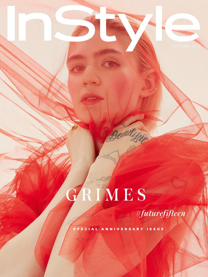 Grimes《InStyle》英国版2016年10月号