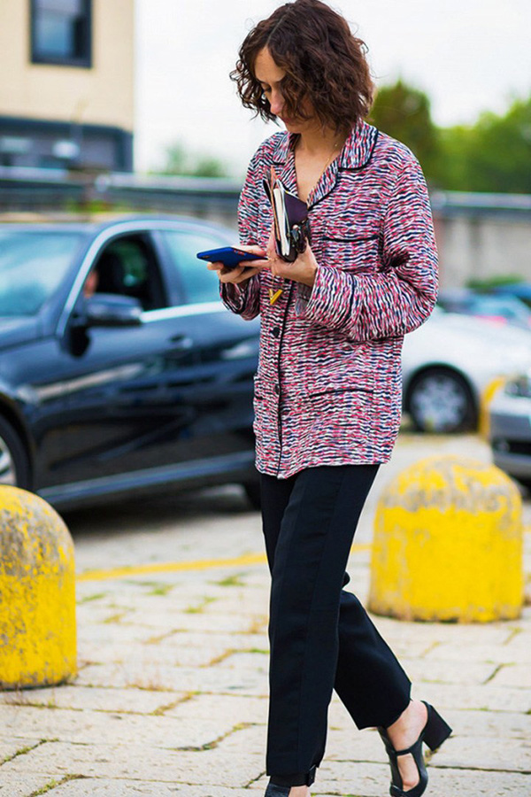 《Vogue》编辑的10个秋冬街拍穿搭造型