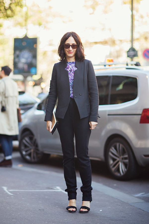 《Vogue》编辑的10个秋冬街拍穿搭造型