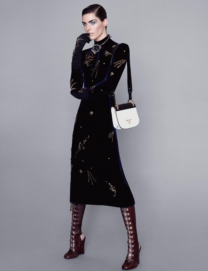 Hilary Rhoda《Harper’s Bazaar》哈萨克版2016年12月号