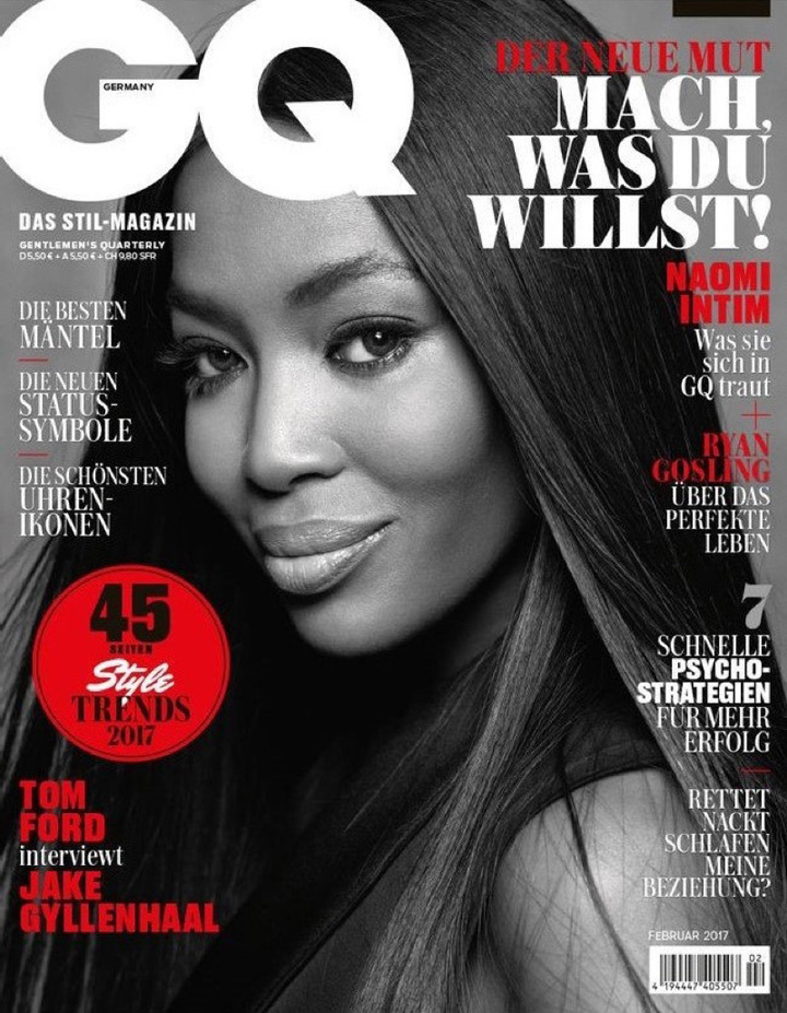 Naomi Campbell《GQ》德国版2017年2月号