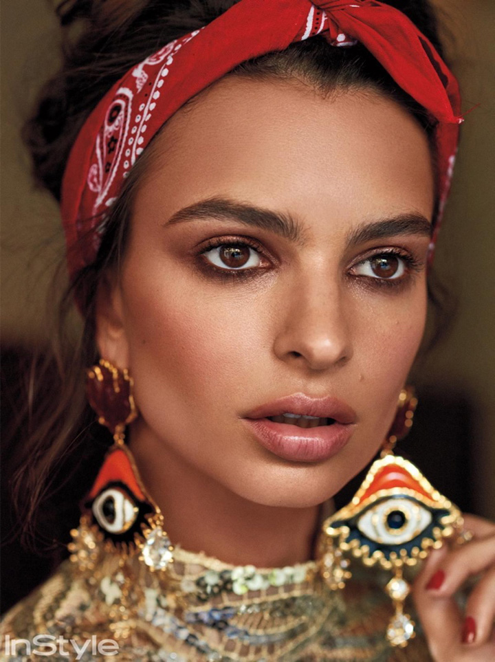 Emily Ratajkowski《InStyle》杂志2017年3月号