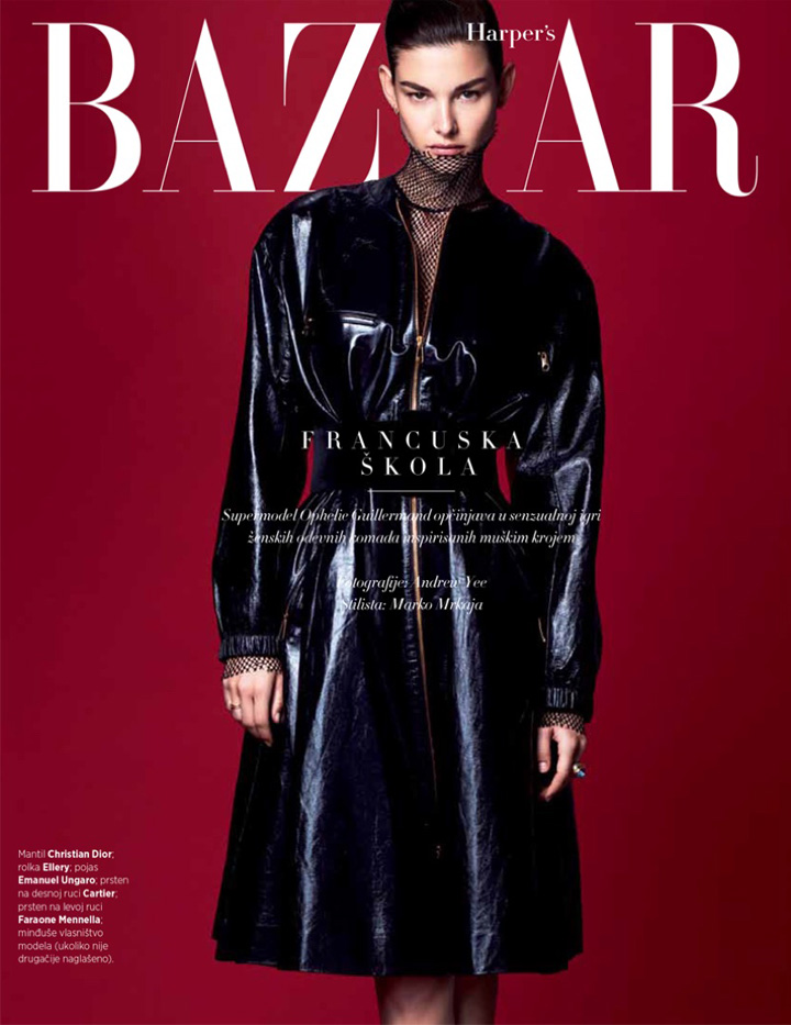 Ophelie Guillermand《Harper’s Bazaar》塞尔维亚版2017年4月号