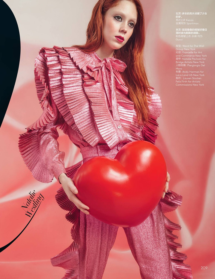 Natalie Westling《Vogue》中国版2017年3月号