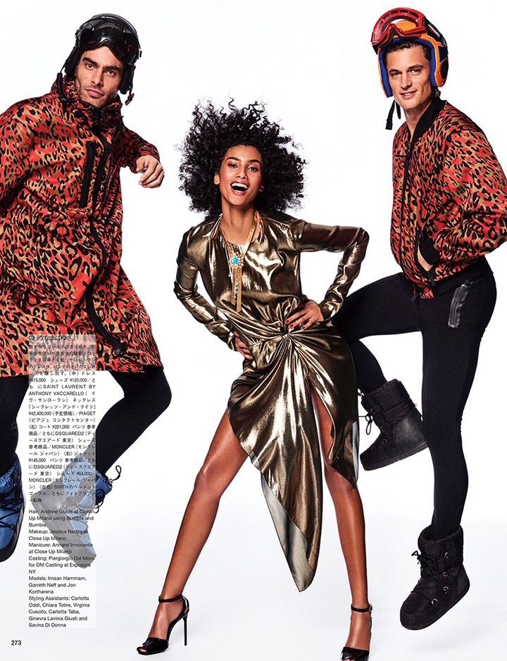 Imaan Hammam《Vogue》日本版2017年5月号