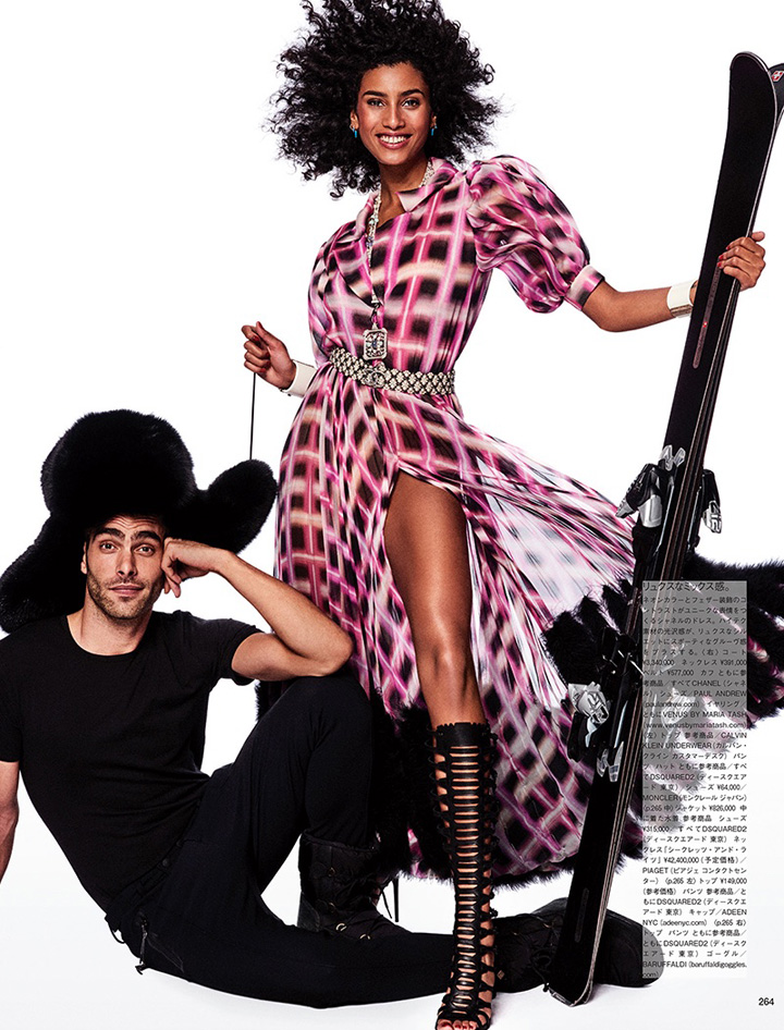 Imaan Hammam《Vogue》日本版2017年5月号