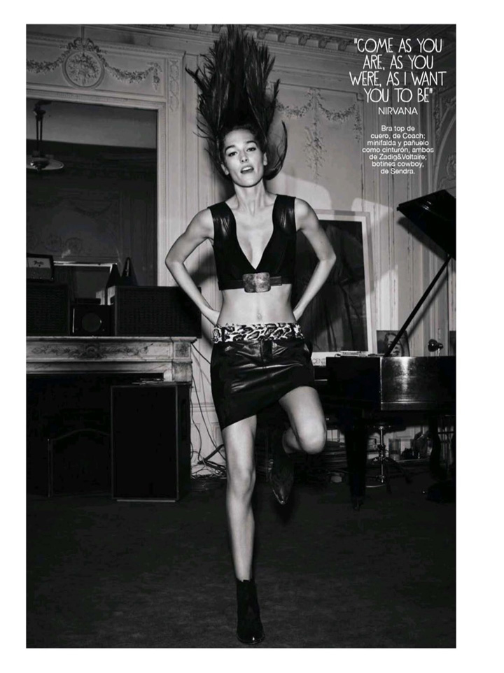 Josephine le Tutour《Glamour》西班牙版2017年4月号