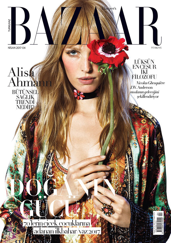 Alisa Ahmann《Harper’s Bazaar》土耳其版2017年4月号