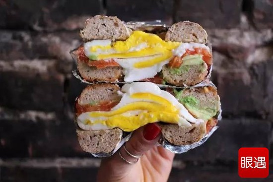 贝果三明治bagel sandwich