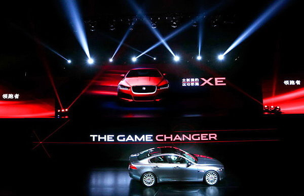 Jaguar XE 2014广州车展亚洲首演