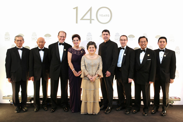 曼谷文华东方酒店举行一百四十周年传奇庆典