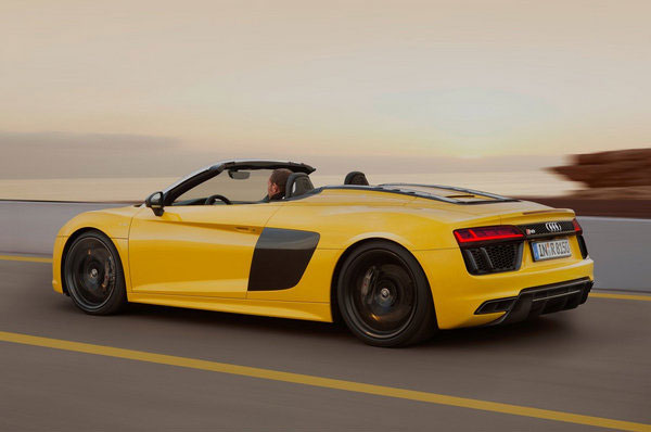 奥迪全新R8 V10 Spyder 亮相纽约车展