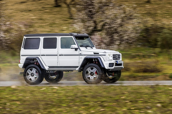 奔驰全新G550 4x4²重型越野车将上市