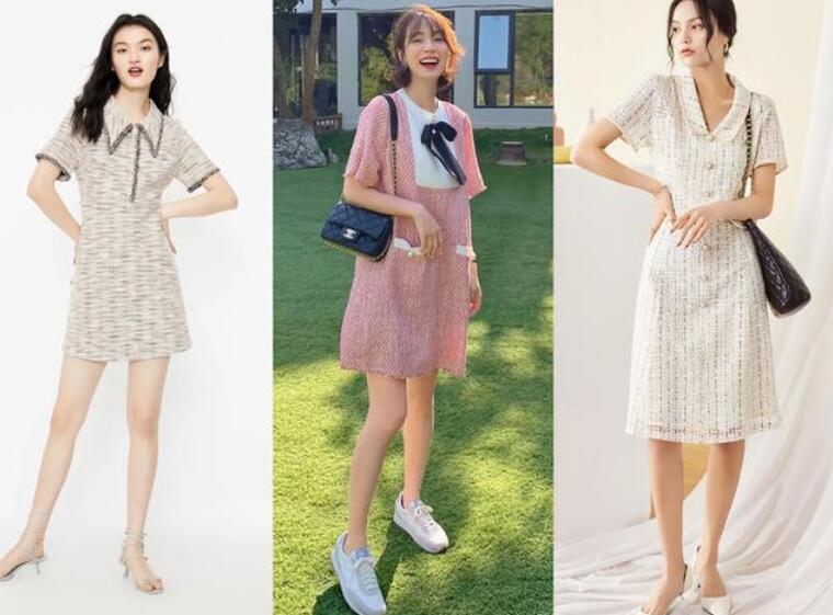 小香风气质连衣裙