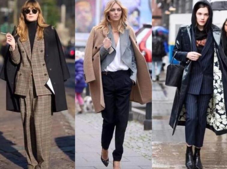 西装与西装之间的叠穿