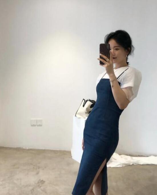 牛仔连衣裙