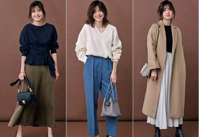 纯色毛衣 半身裙 牛仔裤