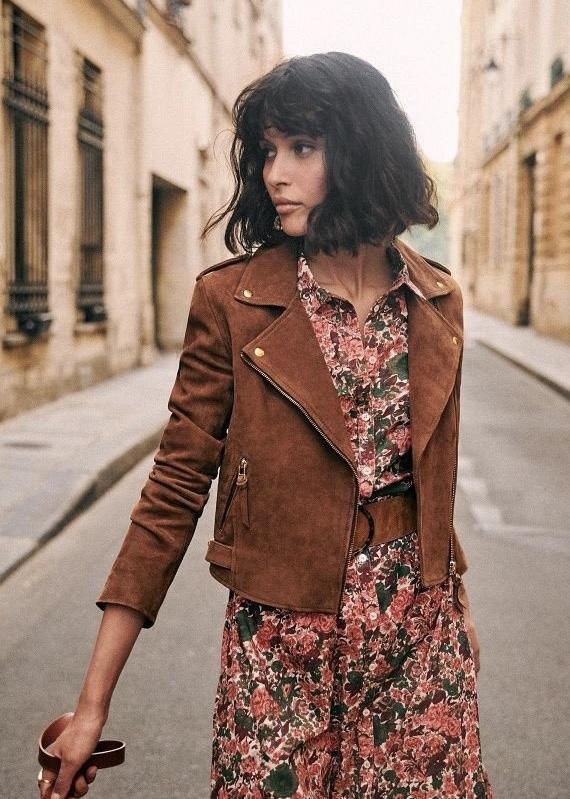 机车外套 少女裙