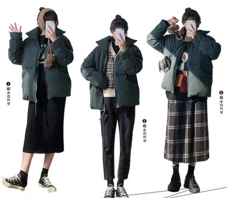 短款的面包服