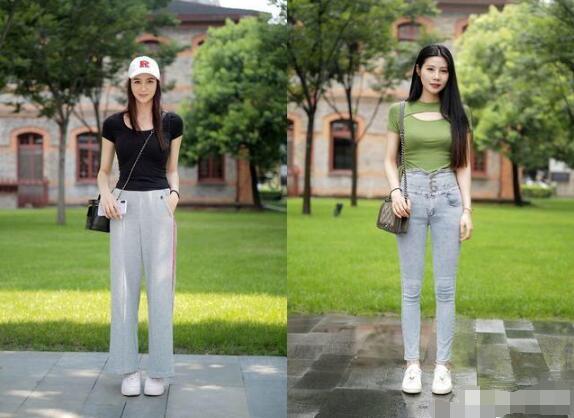 牛仔裤 紧身上衣