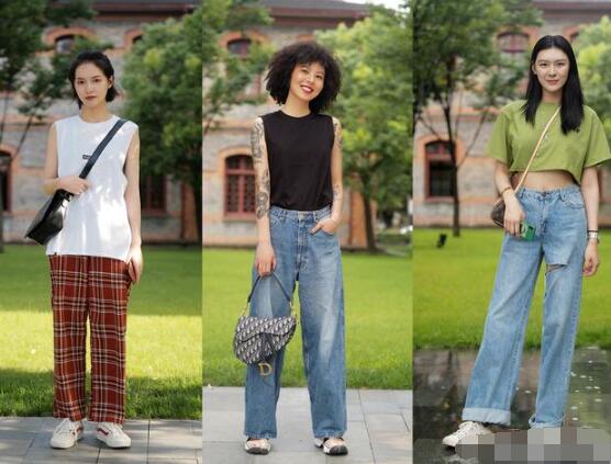 独特T恤 阔腿裤