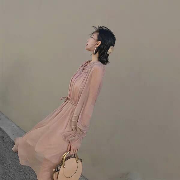 雪纺浪漫飘逸连衣裙