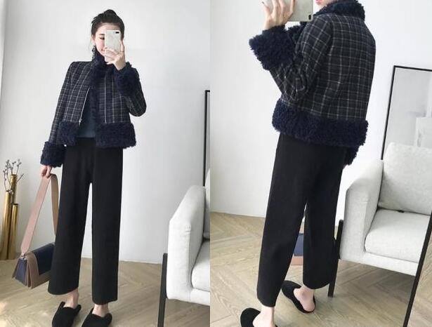 小香风羊羔毛短外套