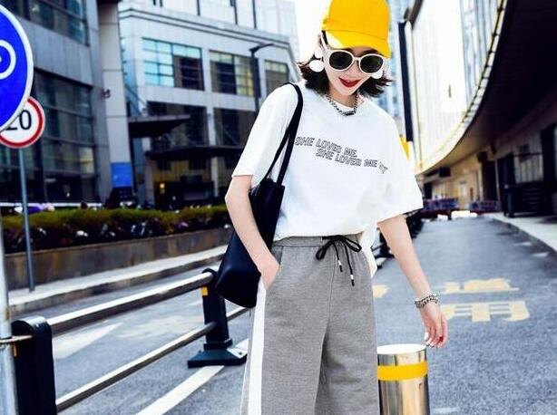 高腰线 印花上衣