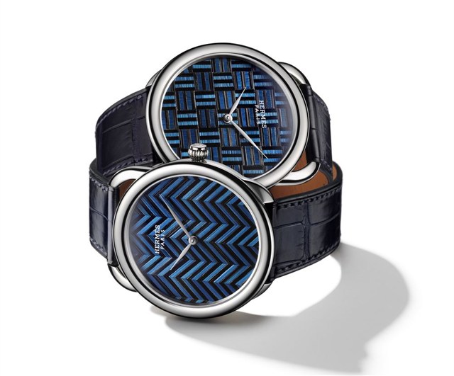 2012 BaselWorld 之爱马仕 Hermes Arceau 麦秆镶嵌艺术腕表