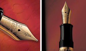 百年奢侈品牌万宝龙限量版钢笔